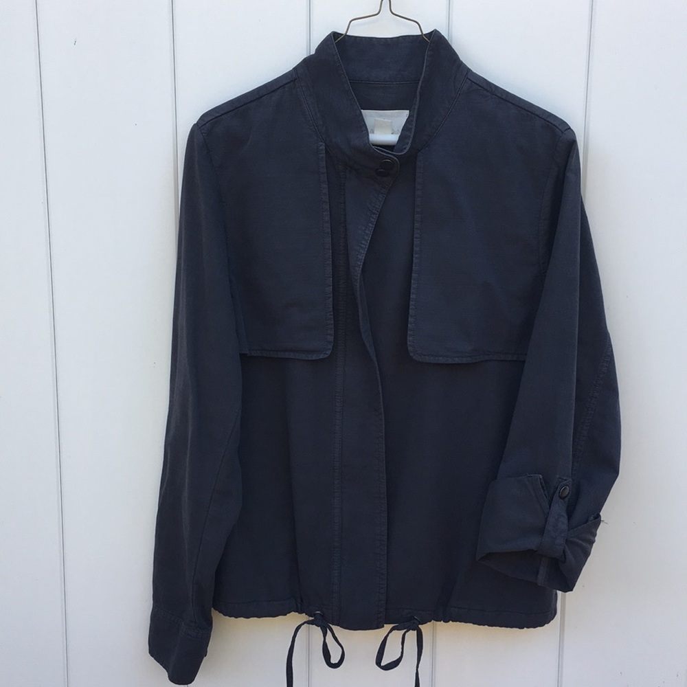 Caslon lightweight cotton zipped jacket size M
